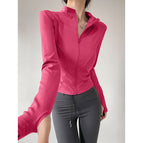 Raspberry red-waist slimming / S
