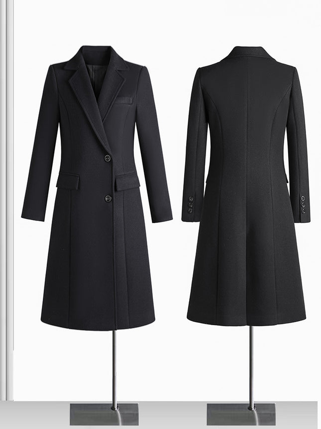 Sales Department work clothes coat female winter professional woolen coat bank jewelry store hotel front desk work clothes formal wear
