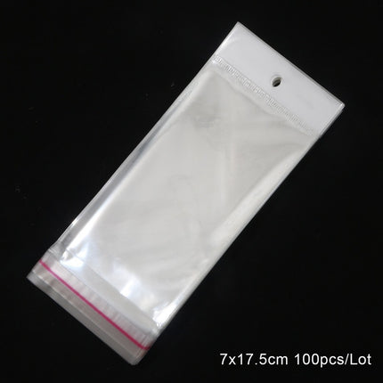Wholesale Opp Bags Self-Adhesive Bags DIY Handmade Small Jewelry Packaging Bags Transparent Self-Sealing Plastic Bags