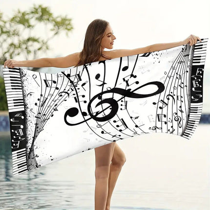 Cross-border Beach Towel Quick-drying Absorbent Beach Towel Microfiber Digital Printing Bath Towel Adult Amazon Plus