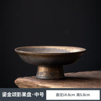 Standard / Gilt song shadow fruit plate. medium