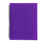 Music folder solid color purple / 30 pages (can fit 60 sheets of paper)