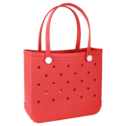 [9.9 Yuan] [Random] [Slightly Defective] Eva Beach Bag Hole Bag Satchel Handbag Waterproof Travel Sand