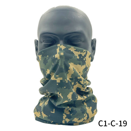 Outdoor Seamless Versatile Magic Headscarf for Men and Women, Cycling Mask, Neck Gaiter, Windproof Neck Scarf, Summer Sun Protection, Quick-Drying