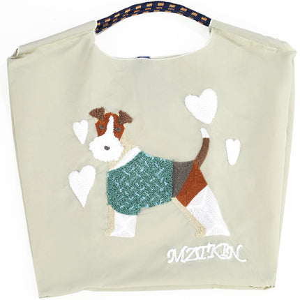 Summer Women's Nylon Bag, Versatile Cartoon Women's Bag, Fashionable Oxford Bag, Large Capacity Shopping Bag, Embroidered Shoulder Bag