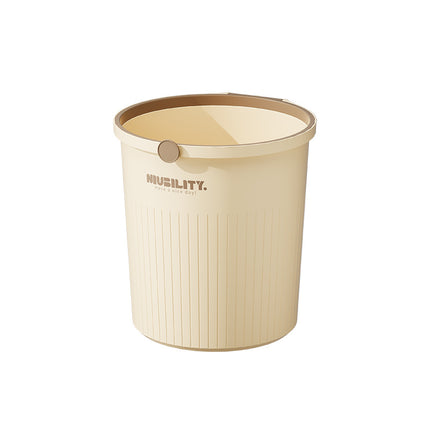Trash Can Household 2025 New Large Capacity Bathroom Toilet Living Room Kitchen Bedroom Office Large Waste Paper Basket