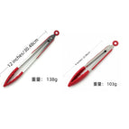 1 / 9 inch 12 inch-red silicone food clip-