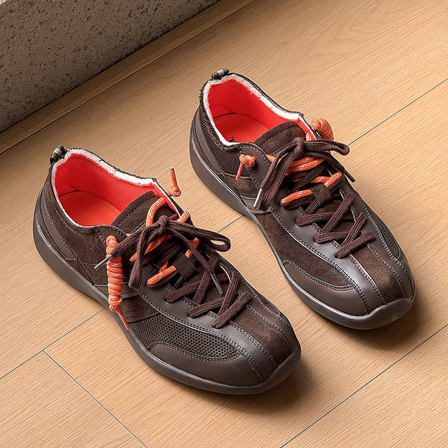 Red Racing Training Shoes for Women, New Mesh Breathable Men's Running Shoes, Sports Casual Shoes, Apple Shoes, Leather Ac07