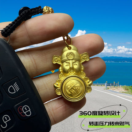 Little Red Riding Book God of Wealth Money Bag Zodiac Zodiac Ri Jin Jin Car Keychain Pendant Bag Pendant