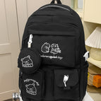Black backpack without accessories