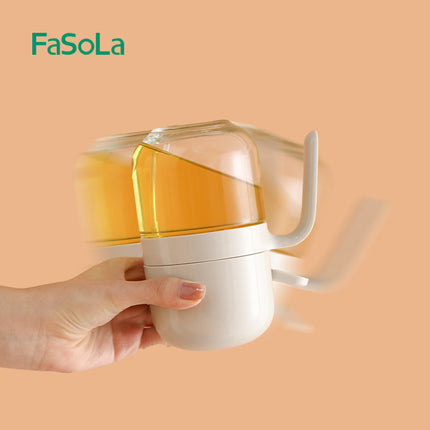 FaSoLa Oil Sprayer Kitchen Household Atomized Food Grade Glass Air Fryer Seasoning Oil Spray Bottle Oil Leakage Prevention