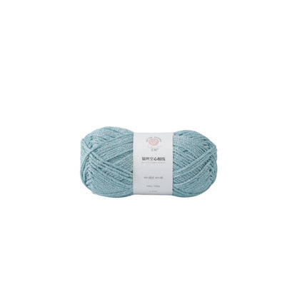 Silver Hollow Cotton 1.5mm Glossy Fine Woven Creative DIY Handmade Crochet Bag