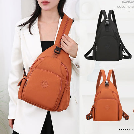 Fashion Chest Bag Backpack Fashion Trend 2024 New Women's Chest Bag Casual Anti-splashing Bag Multifunctional Chest Bag