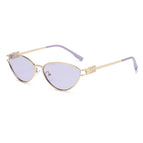 Gold frame purple film