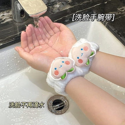 Children's Cute Face Wash Wristband, Wash-Proof, Anti-Drip, Anti-Wet Cuffs, Cute Wristband, Waterproof Wristband, Absorbent Hairband