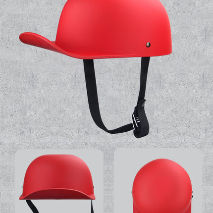 Source Factory Electric Vehicle Helmet Men's Motorcycle Helmet Summer Women's Electric Scooter Safety Helmet Riding Baseball Cap