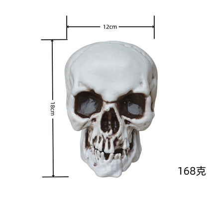 Simulation Skull Halloween Props Horror Haunted Head Bar Haunted House Chamber Atmosphere Decoration