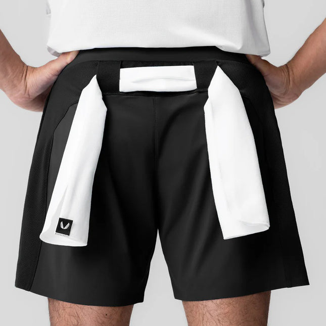 Cross-Border Export Men's Pure Color Sports Shorts Summer Outdoor Fitness Training Running Sports Three-Point Shorts
