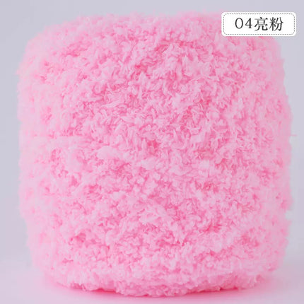 3 strands of coral fleece baby scarf coarse wool hand woven towel line baby sweater in stock wholesale
