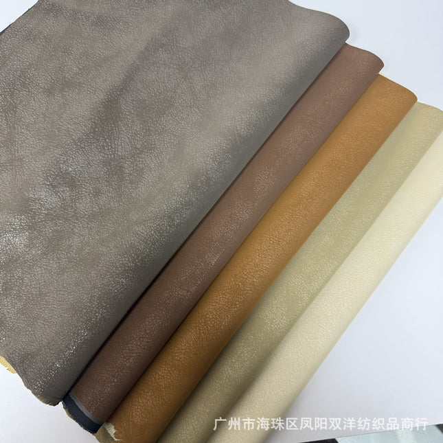 Retro Skin-Feel Suede Pu Leather 0.7 Cloth Bottom Clothing Leather Coat Jacket Leather Pants Children's Clothing Bags Belt Decorative Material