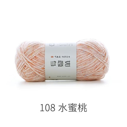 Ruyi bird spray wool yarn color point 50g cotton thread hand woven cotton thread scarf thread thick manual diy group thread wholesale