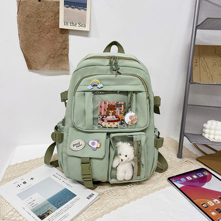 Cute Backpack 2026 New Model Large Capacity Fashionable and Stylish High School Student Schoolbag Female Korean Style Junior High School Student Backpack