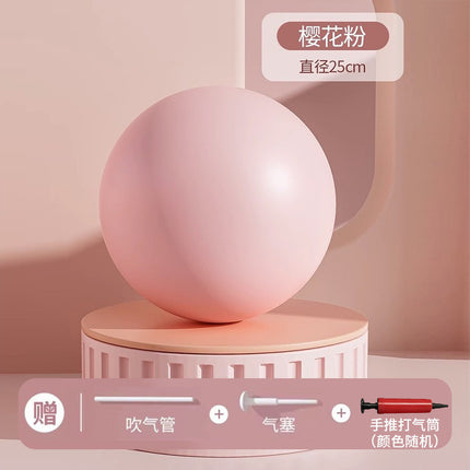 Factory Pilates Straw Ball Frosted Thickened Explosion-proof Mini Yoga Ball Postpartum Training Shaping Gymnastics Balance Ball