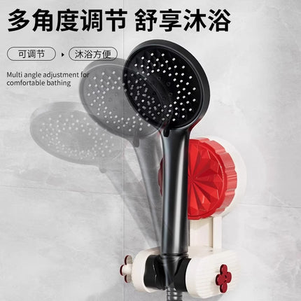 No-Drill Vacuum Suction Cup Movable Bathroom Shower Head Holder Adjustable Shower Head Bracket Cross-Border