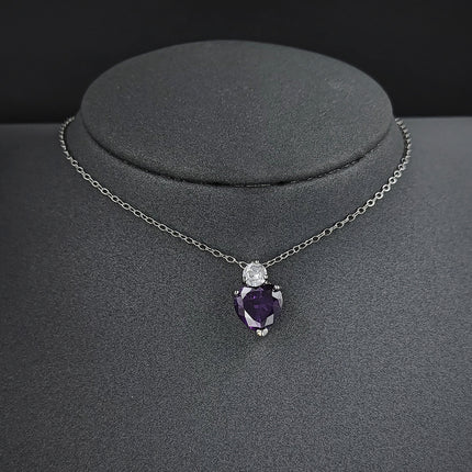 E-commerce Europe and the United States cross-border sincere heart-shaped pendant necklace red female niche high x4877