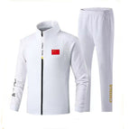 9668 new white clothes and white pants (flag version) / 120 (height 120cm)