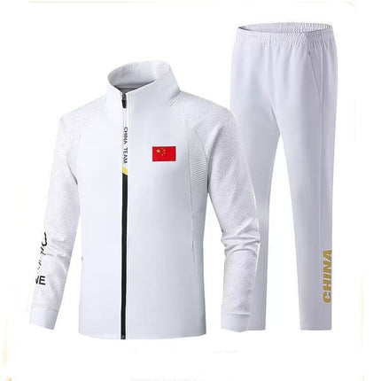 National Team Spring and Autumn Sportswear National Uniform Set Athlete Appearance Taekwondo Martial Arts Training Coach Sports