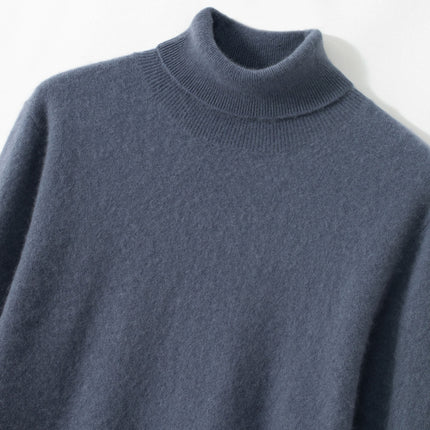 Cashmere High Collar Sweater Men / Pull Col Haut Cachemire Homme