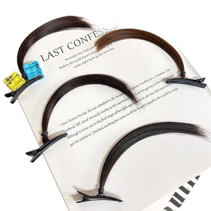 Cute Dick Hair Clip Wig Small Braid Headdress Hair Clip Female Anime Suwon Qianhe Same Style Duckbill Bangs