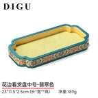 Lace depends on the cargo plate medium size - emerald color