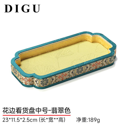 Di Gu Palace Style Jewelry Jewelry Plate Bracelet Necklace Look at Pallet Play Bracelet Storage Plate National Style Display Props