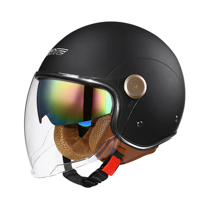 3c certified motorcycle helmet electric car helmet Harley universal battery car Four Seasons universal personality half helmet
