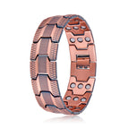 Bronze 2.2cm wide three rows full magnetic