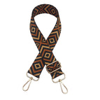 Brown on black / Light gold hook