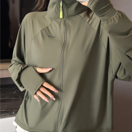 New outdoor ice silk upf50 summer women's anti-ultraviolet light coat cool and breathable sunscreen clothing