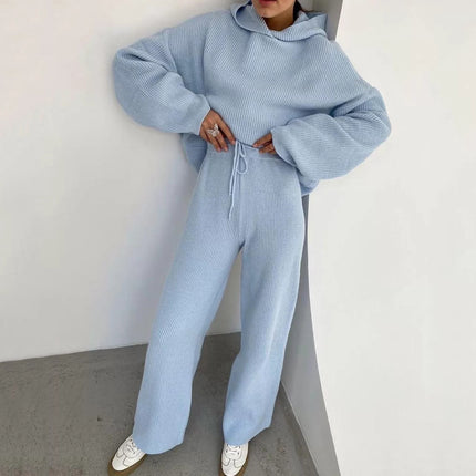 2026 Amazon Ebay Hot-Selling European and American Foreign Trade Autumn and Winter Women's New Fashion Sports Sweatshirt Set Two-Piece Set