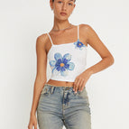 blue flowers / S
