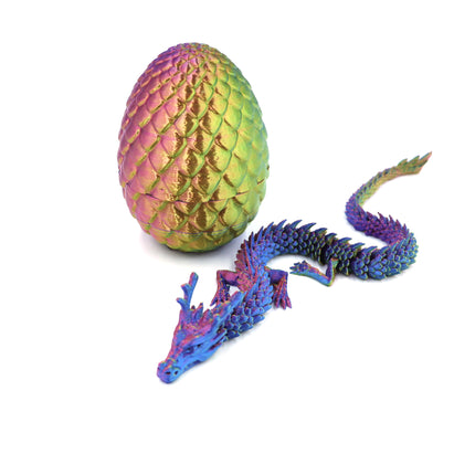 3D Printed Dragon Ornaments Cross-Border Popular Dragon Egg Chinese Dragon Toys Crafts Stall Wholesale Creative Hand-Made Gifts