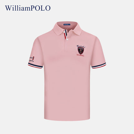 King's Paul Men's Polo Shirt Short-sleeved T-shirt Breathable Business Top Men's Short-sleeved T-shirt High-end Led T-shirt