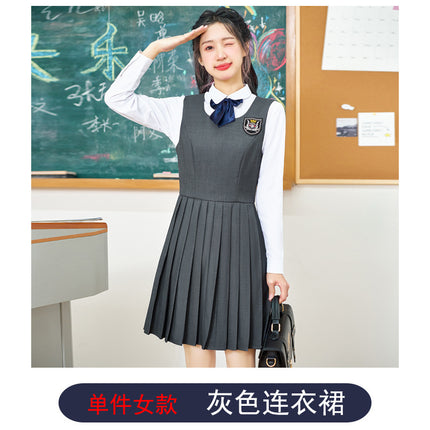 [Purple College Style] Suit Autumn and Winter Formal Wear for Men and Women Kindergarten Teacher Uniform Jk Class Uniform School Uniform Set