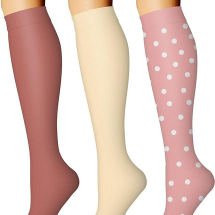 3 pairs of series cross-border sports compression socks stockings calf socks compression socks jump rope elastic socks riding socks