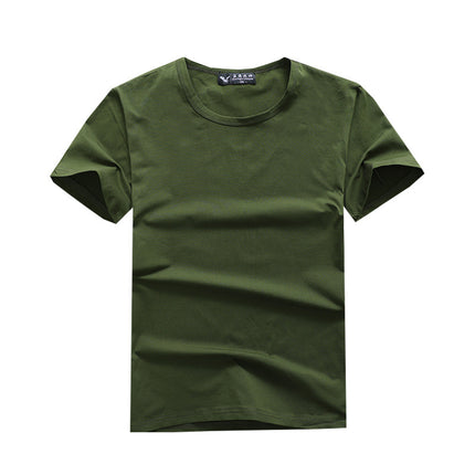 Summer Ice Porcelain Cotton Camouflage T-Shirt Short-Sleeved Special Duty Half-Sleeved Thin Stretch Undershirt for Work and Comfort