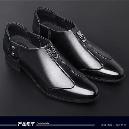 Men's Leather Shoes Soft Leather Soft Bottom Business Casual Men's Shoes Work Security Work Dad Shoes Wholesale Drop Shipping