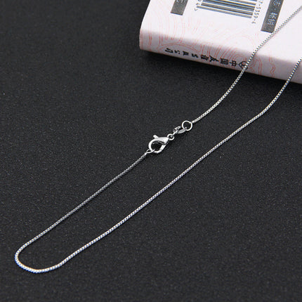 silver necklace wholesale non-fading ladies clavosin chain Joker simple pendant chain with chain niche jewelry