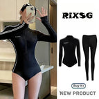 One-piece swimsuit + pants / S
