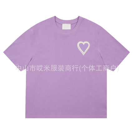 2024 European and American Trendy Brand Spring and Summer New Three-Dimensional Big Red Logo Unisex Wholesale Dropshipping
